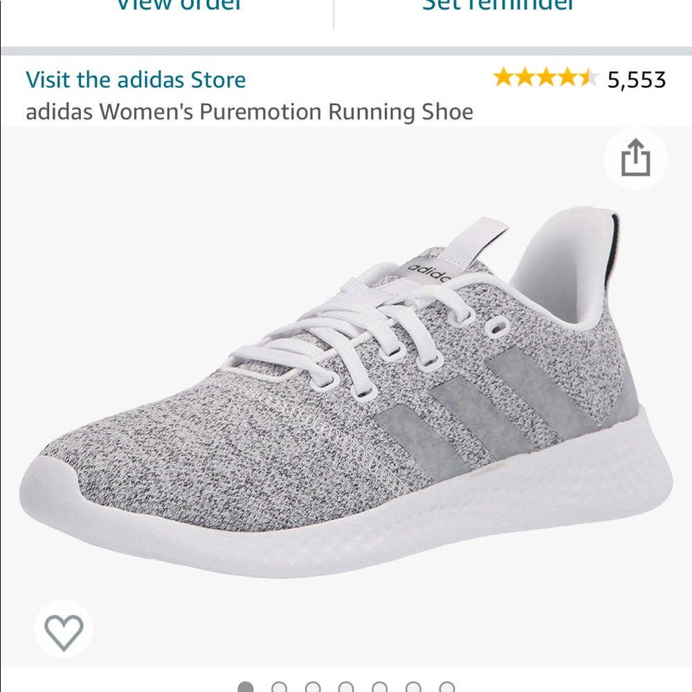 Adidas pure motion running shoes